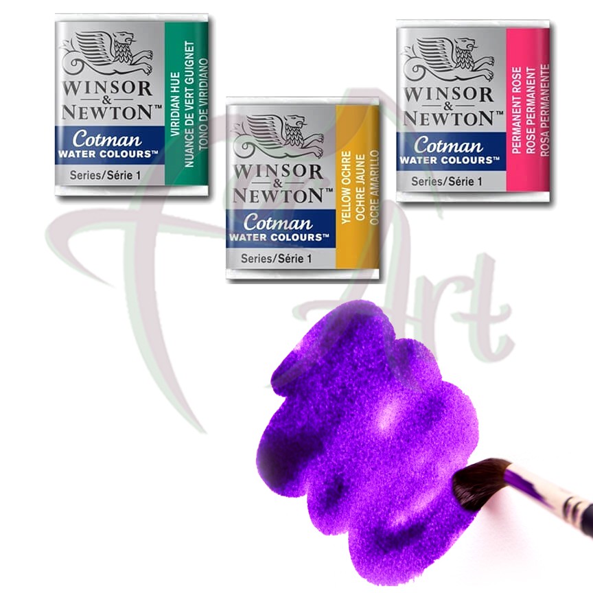 Краска акварельная Winsor Newton Cotman в кюветах