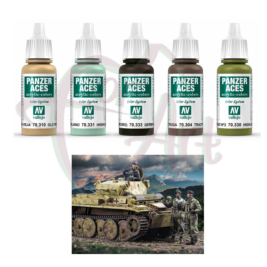 Краска для моделизма Vallejo Panzer Aces/б.17 мл