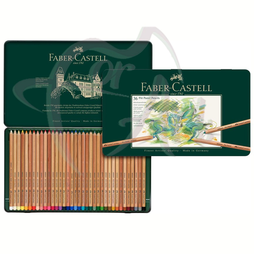 Карандаши профессиональные пастельные Faber-Castell PITT 36 цветов  в металлической коробке