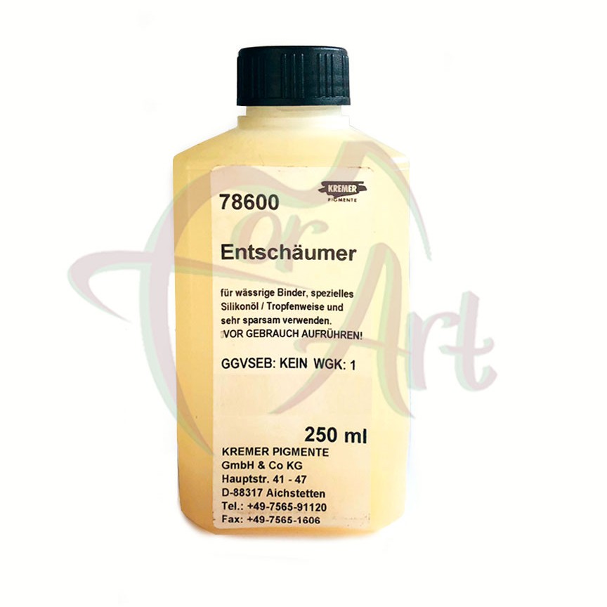Силиконовое масло/антивспенивающий агент для водных красок - добавка Kremer/250мл