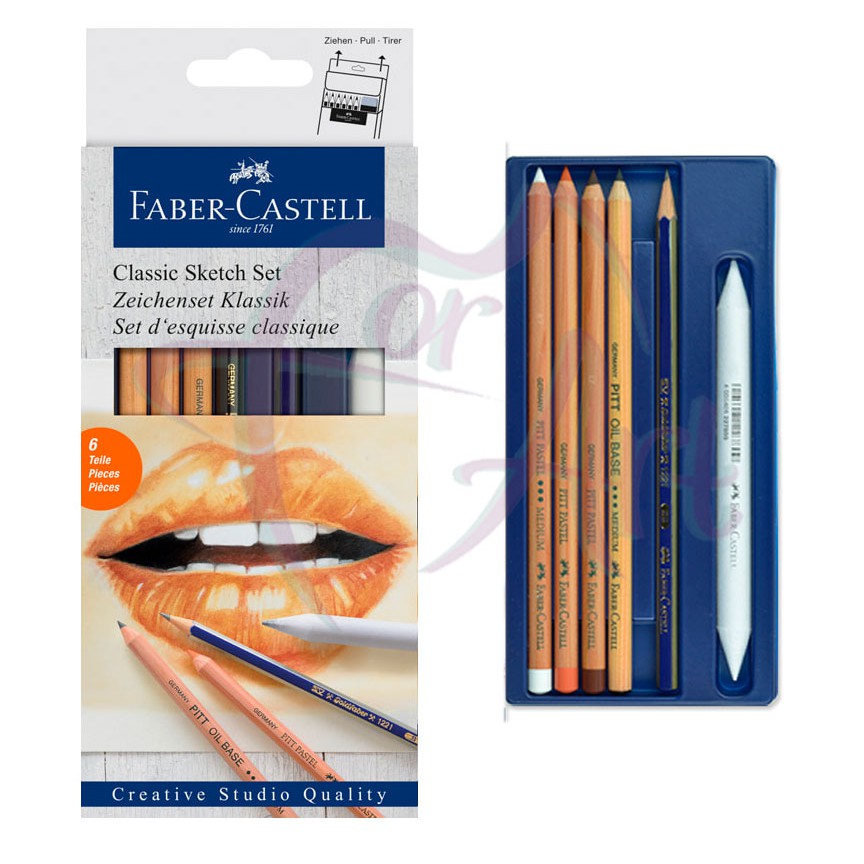 Набор для рисования Faber-castell Классический, в картонной коробке, 6 предметов