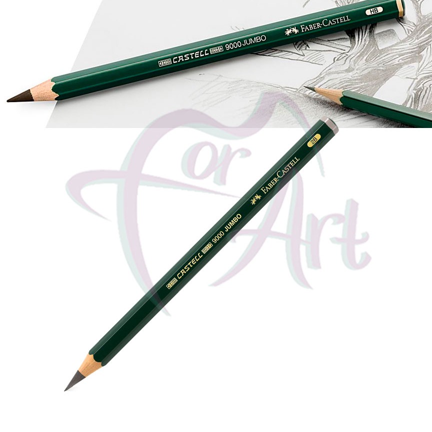 Карандаш чернографитный Faber-Castell Castell 9000 JUMBO