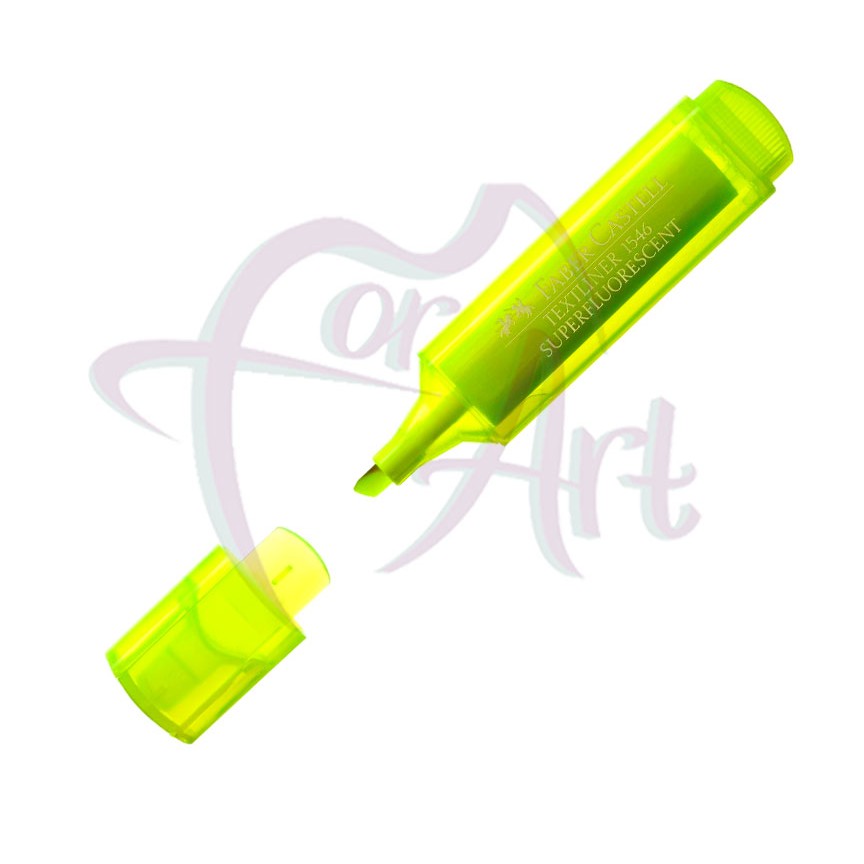 Текстовыделитель Faber-Castell 46 Superfluorescent флуоресцентный желтый, 1-5мм