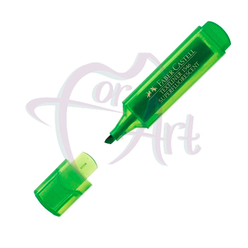 Текстовыделитель Faber-Castell 46 Superfluorescent флуоресцентный зеленый, 1-5мм