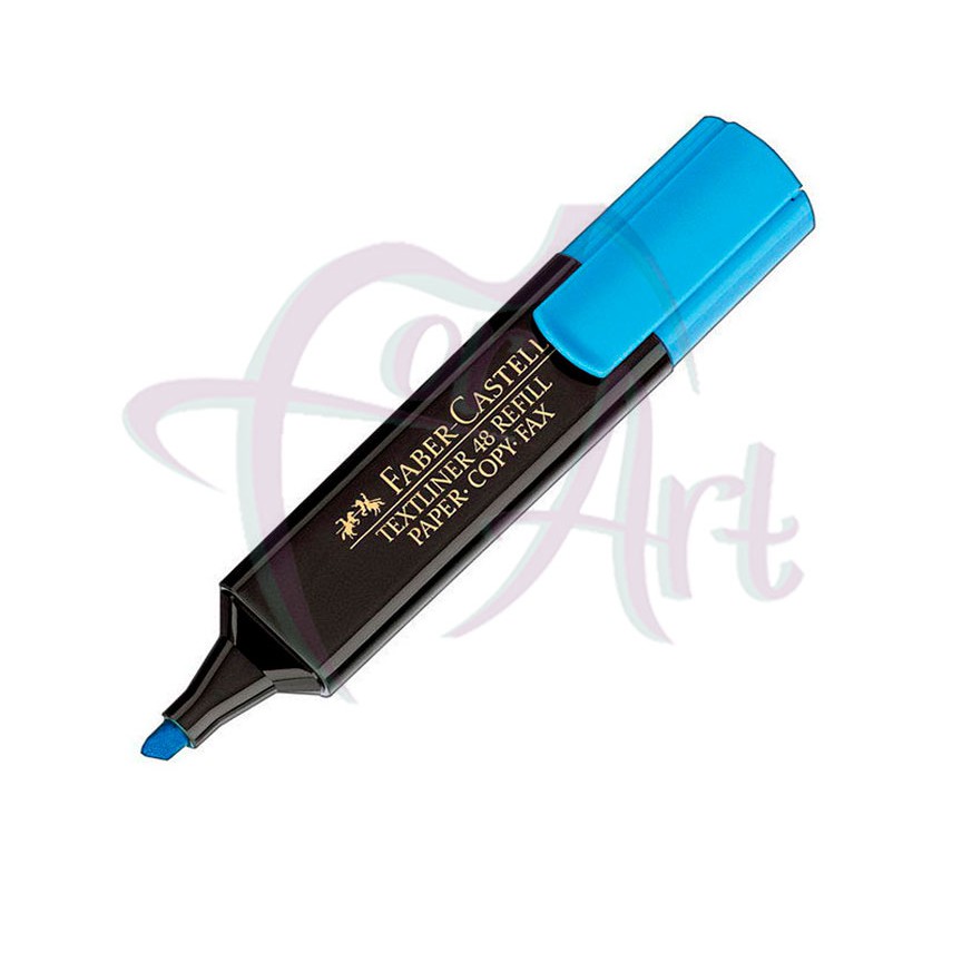 Текстовыделитель Faber Castell  Textliner 48 Superfluorescent голубой, 1-5мм