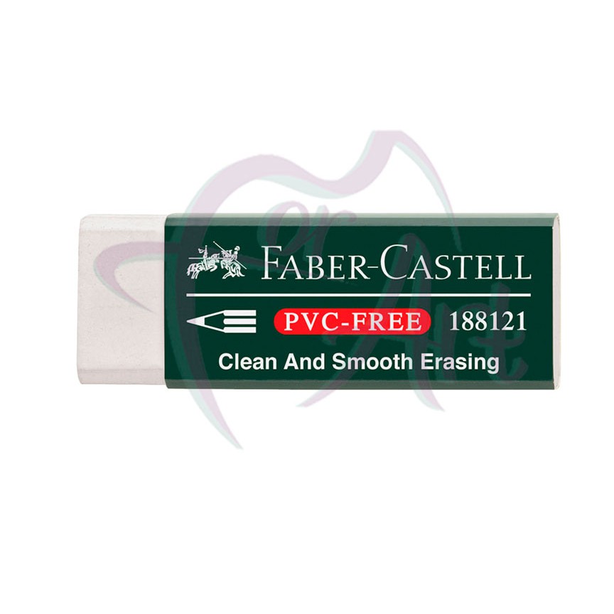 Ластик виниловый Faber-Castell PVC-free, прямоугольный 31х23х12мм