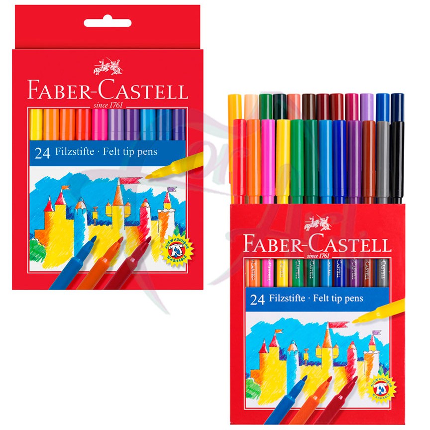 Фломастеры в наборе Faber Castell Замок 24 цвета