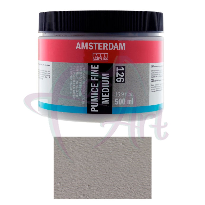 Паста для придания мелкозернистой структуры Amsterdam Pumice Fine Medium (126)