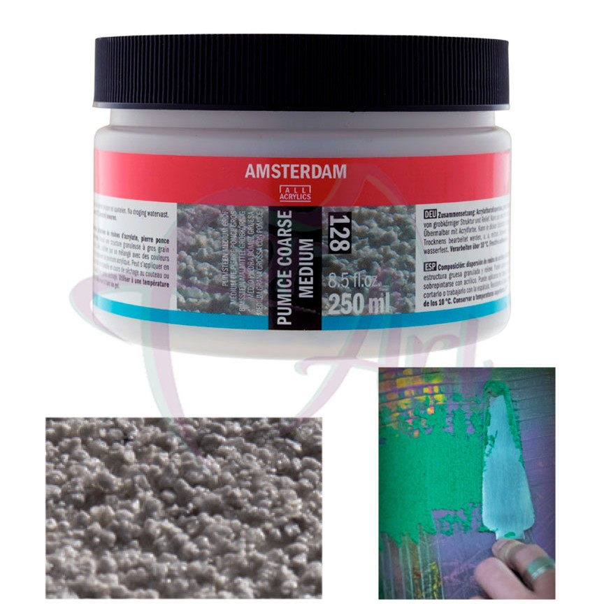 Паста для придания крупнозернистой структуры Amsterdam Pumice Coarse Medium (128)