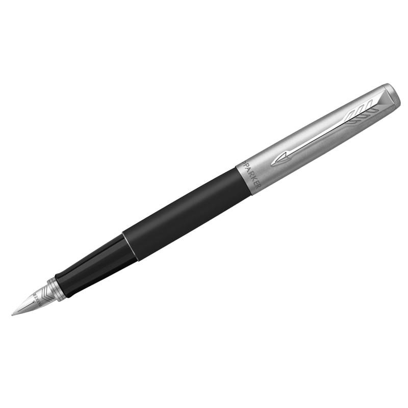 Ручка перьевая Parker Jotter Bond Street Black CT синяя, 1,0мм, подарочная упаковка