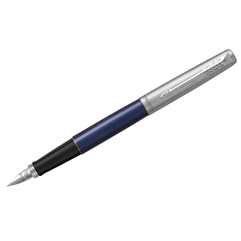 Ручка перьевая Parker Jotter Royal Blue CT синяя, 1,0мм, подарочная упаковка