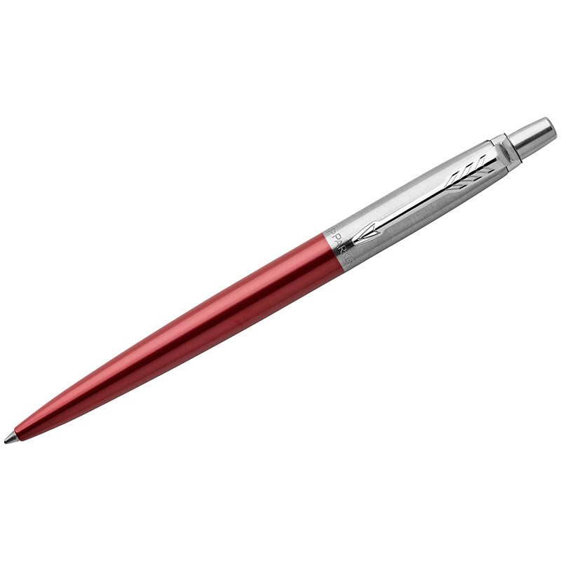 Ручка шариковая Parker Jotter Kensington Red CT синяя, 1,0мм, кнопочная, подарочная упаковка