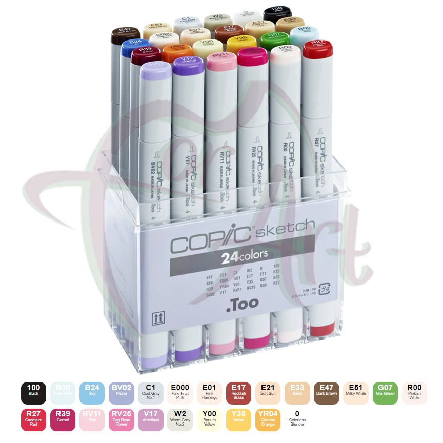 Набор маркеров Copic Sketch Basic colors 24шт